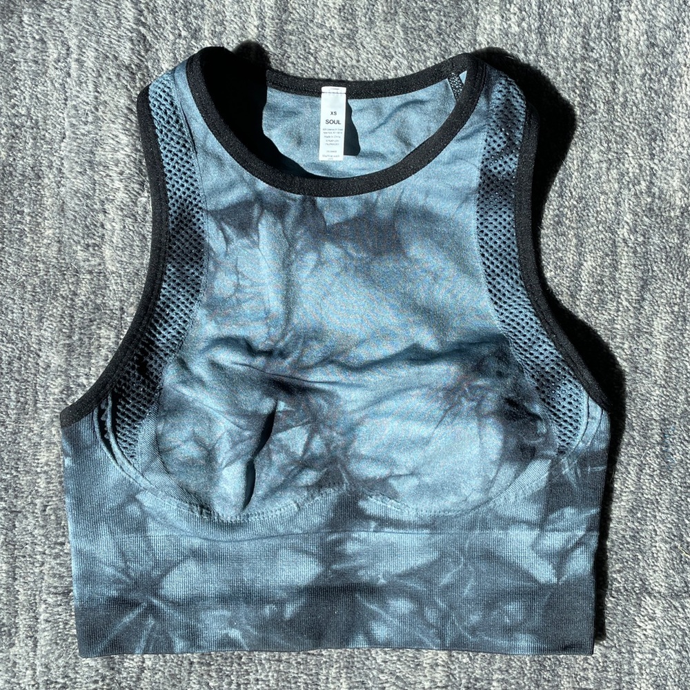 NWOT SOULCYCLE TIE DYE SPORTS BRA/TOP